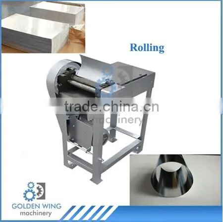 Manual/Semi-automatic Tin Can Roll Forming Maker For Beer Ice Bucket Promotion Barware Wine Cooler Tin Bucket Production Line
