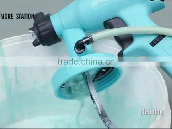 Mandarin - 650W HVLP Floor Based Spray Gun With Drag Bar, Paint Suction and Roller photo-5
