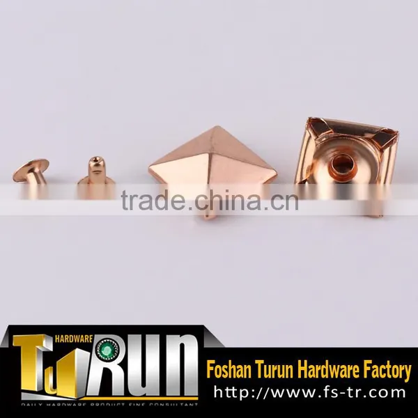 Good Quality Metal Square Iron Rivets Brass Rivets photo-3