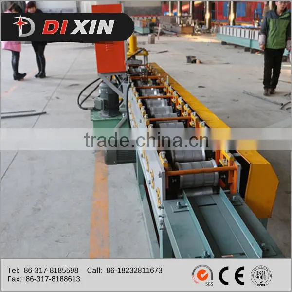 Dixin Manufacturer Steel Fence Post Roll Forming Machine With Train Service photo-3
