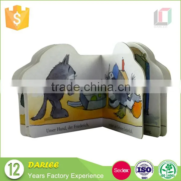 Chinese Good Quality Creative Design Hard Cover 3D Pop up Cardboard Children Book Printing photo-3