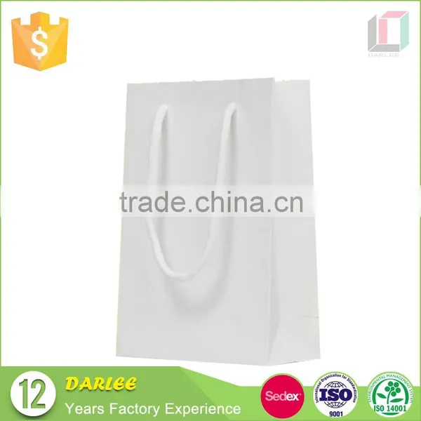 Factory Custom Logo Printing White Kraft Paper Garment Bag photo-2