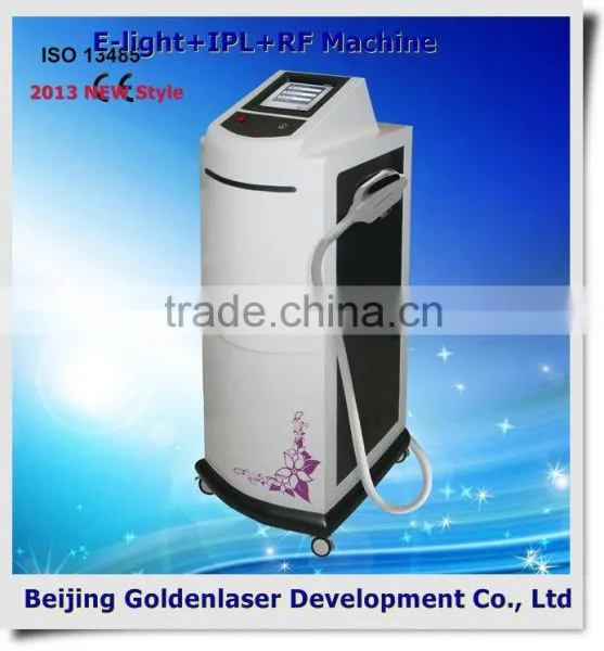 www.golden-laser.org/2013 New style E-light+IPL+RF machine panda box machine