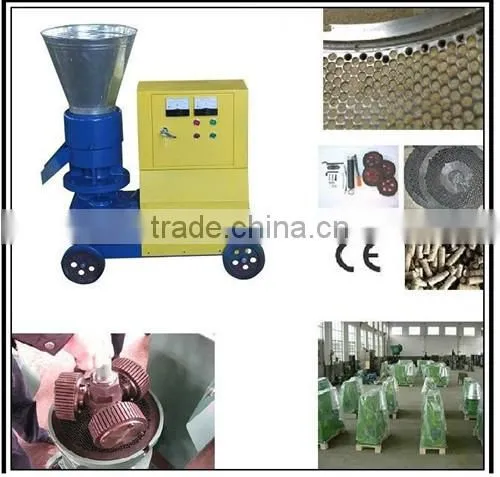 MKL225 Flat Die Wood Pellet Machine With Roller Driven photo-2