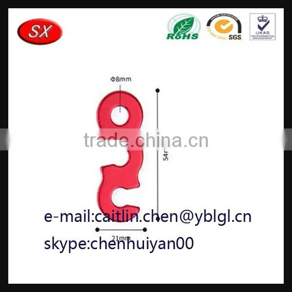 Quick Knot Tent Wind Rope Buckle 3 Hole Antislip photo-6