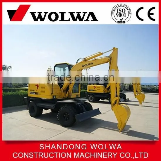 Wolwa Mini 6t Single Front Bucket Wheel Excavator photo-5