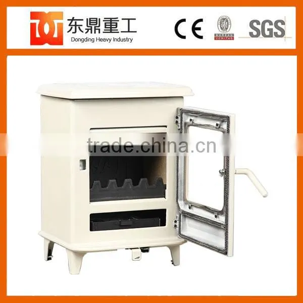 2016 Enamel Firpelace Type Freestanding Cast Iron Enamel Wood Burning Stove With Glass Door photo-2