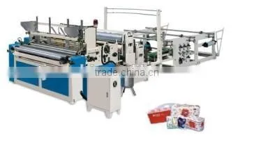 Automatic Toilet Paper Rewinder,napkin Embossing and Folding Making Machine,good Price photo-6