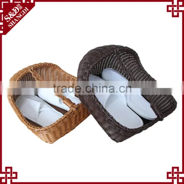 Wholesale Hot Selling Shoe Storage Box Cheap Plastic Baskets With Handles photo-6