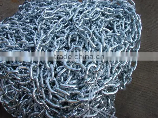 Factory Supply White Ordinary Mild Steel Link Chain photo-2
