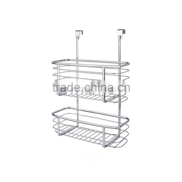 Kitchen Accessories Double Layers Over The Cabinet Door Storage Basket photo-2