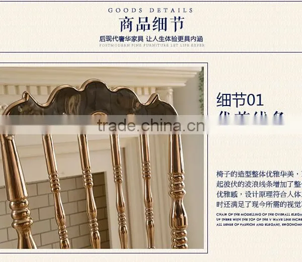Quality Polished Titanium Golden Stainless Steel Luxury Modern Chiavari Chair LQ-SSC001T photo-4
