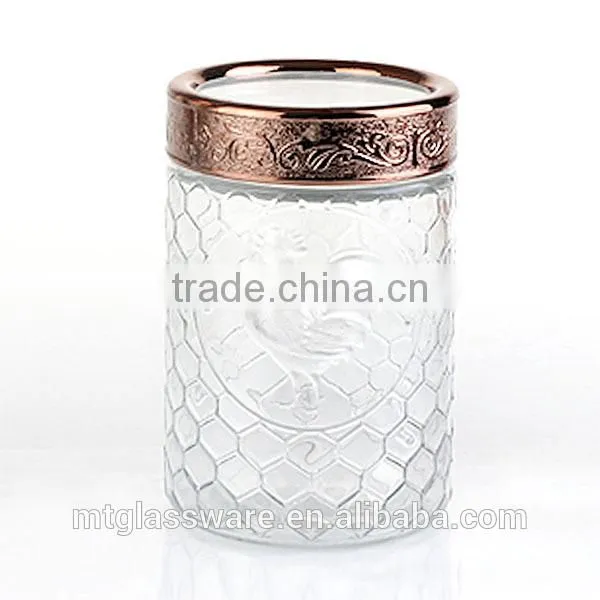 Cheap Set of 3 Cork Design Storage Jar Wieh PP Lid photo-3