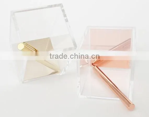 Wholesale High Quality Clear Acrylic Pencil Holder photo-6