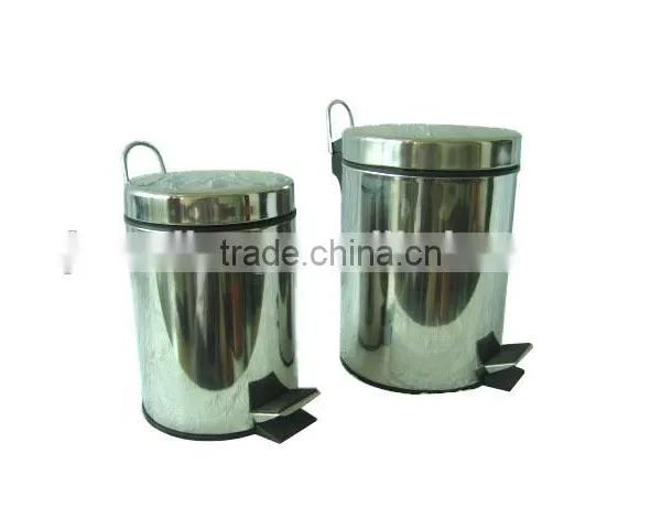 Durable Holiday Promotion Pedal Storage Bin Stainless Steel Trash Can Ash Bin photo-2