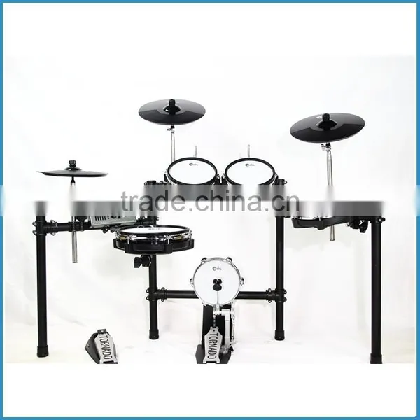 Mesh Drum Head Electric Drum Set, Extendable Electronic Drums, Digital Drum Set 5 Drum/6 Drum photo-2