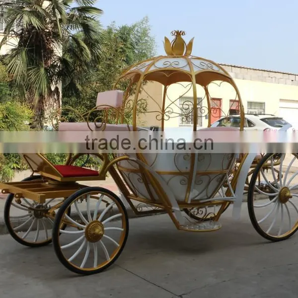 Wedding Horse Carriage for Sale Wedding Lighted Cinderella Carriage(BG11-M076) photo-3