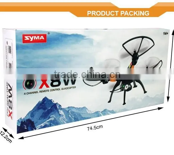 Hot Selling!!!2.4G 4CH 6-axle Real Time FPV Quadcopter Drone With HD Camera 2mp SYMA X8W photo-6
