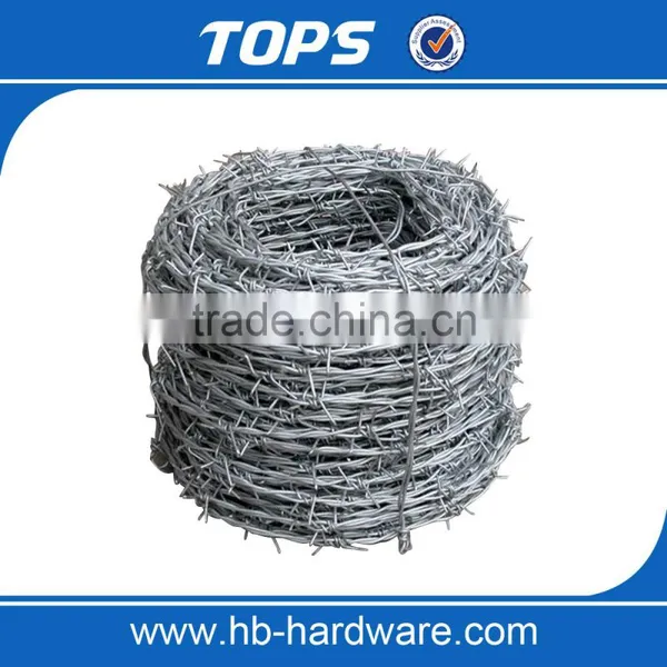 China Tops hot sale stainless steel weight barbed wire