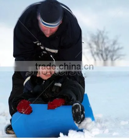 ROLL UP SNOW CARPET PLASTIC RUG SLEDGE SLED SLEIGH WITH GRAB HANDLES photo-2