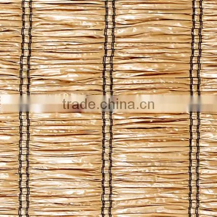Hot Sale HDPE UV Resistant Top Selling Classical Garden Use Sun Protection Brown Raffia Straw Mat photo-3