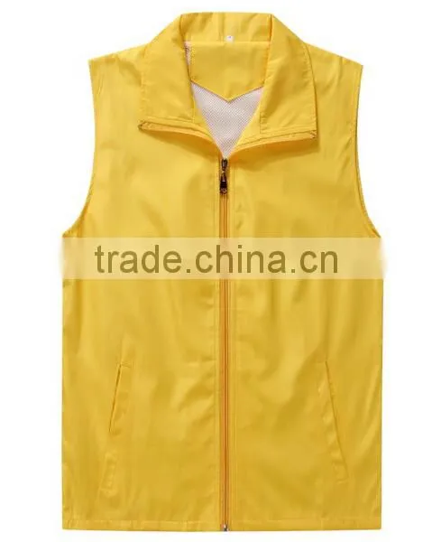 Adversting Working Uniform Audlt Vest Logo Printed photo-5