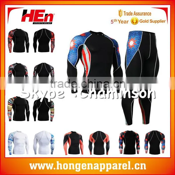 Sublimation Custom Printed Mens Rash Guard photo-4