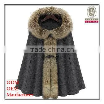New Designs Trendy Winter Cape Coat Women