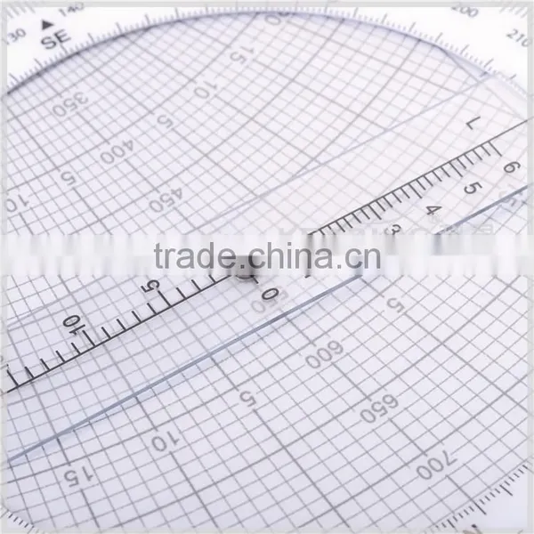 Kearing Brand,#KCRP- 5 White Slide Graphic Student Plotter/flight Computer Equipement for Pilot photo-4