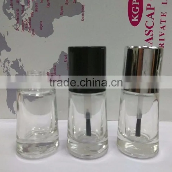 HOT SELLING 10 ml Black Coated Bottle ,UV Coated Nail Polish Bottle for Gel Polish India photo-6