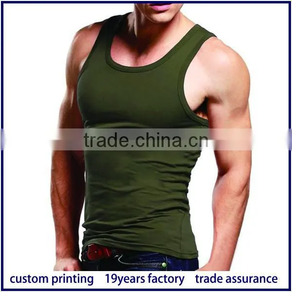 Custom Cotton/Spandex Gym Tank Top photo-4