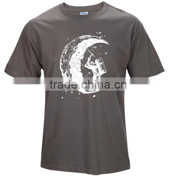 Custom Printing T-shirt Summer Pure Color Short- Sleeves Men T-shirt 100% Cotton High Quality T-shirt photo-4