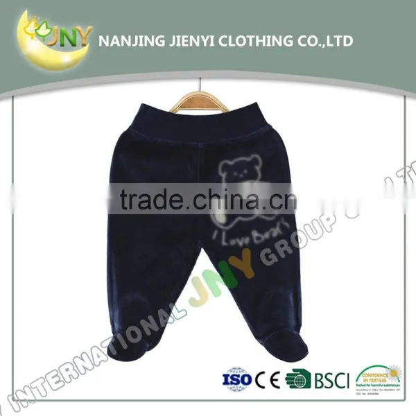JNY Black Bear Print Baby Boys Sock Pants photo-2