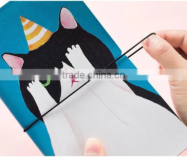 Soft Faux Leather Cover Planner Refillable Text Journal Dairy Planner Customizable Notebook With Band photo-2
