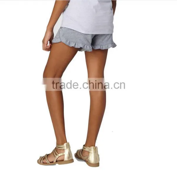 2017 Custom Girls Ruffle Shorts Wholesale Baby Clothes Girls Children's Clothes photo-2