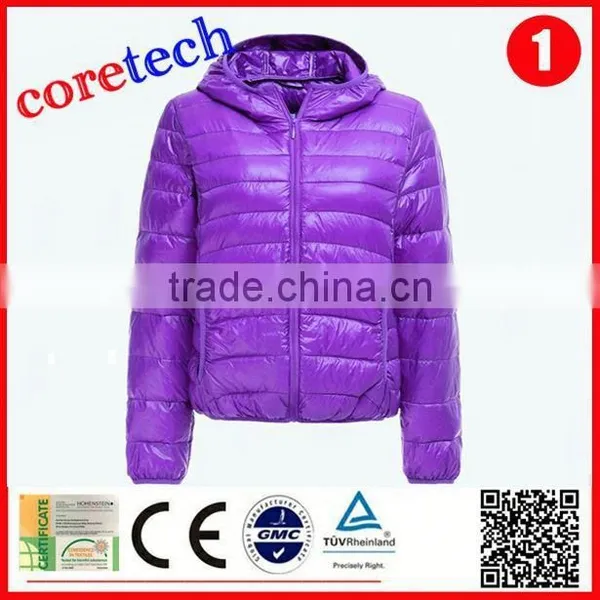 Fashion Customized Red Outdoor Down Jacket Factory photo-2