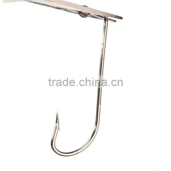 Wholesale Price Size 4/0 Fishing Tools Lot 100PCS Jig Hook Jig Big Stainless Steel Fishing Hooks White Color Fish Hook photo-4