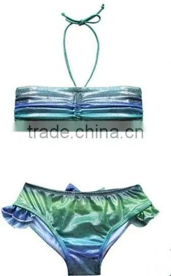 Kids Girls Mermaid Swimming Costumes Swimmable Bikini Set Swimwear Swimsuit photo-4