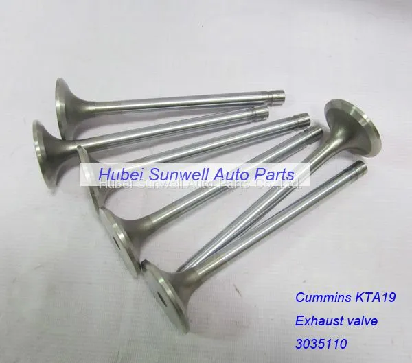 Cummins KTA19 Engine Exhaust Valve 3035110 / 3088391 / 3803529 photo-3