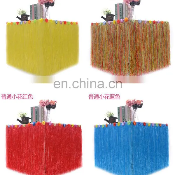 Novelties Hawaiian Luau Party Grass Hawaiian Table Skirt photo-4
