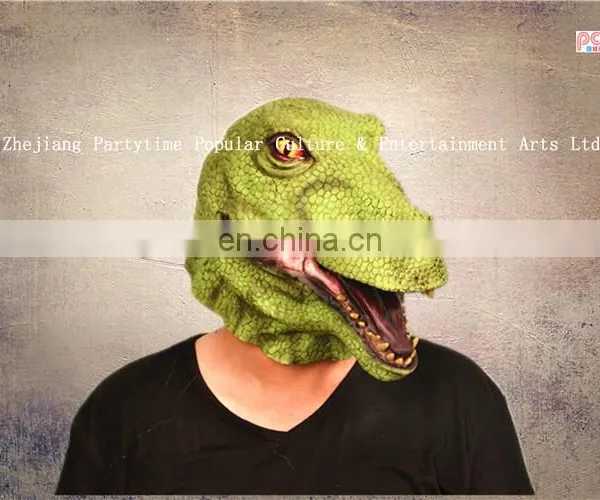 Carnival Halloween Party Crocodiles Latex Head Mask photo-2