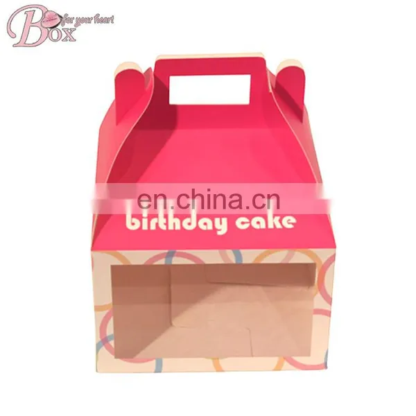 HIgh Quality Tasty Cardboard Cake Box Food Box photo-5