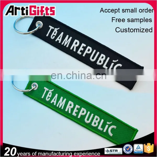 Wholesale Cheap Customized Embroidery Keychain China photo-3