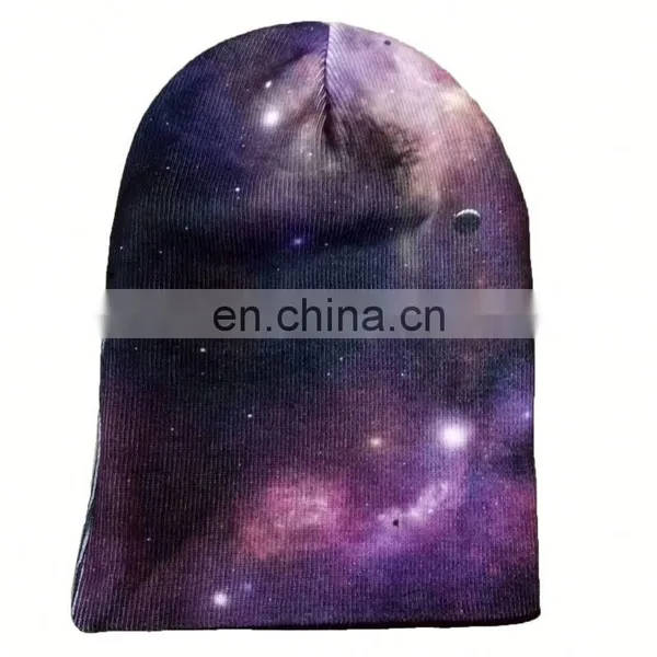 Wholesale Custom Organic Bamboo Knitted Beanie Hat With Flat Embroidery photo-2