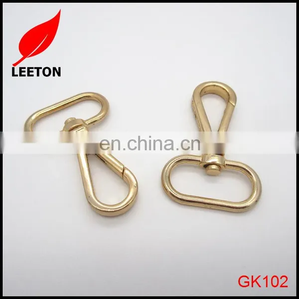 Good Quality 1.0inch Purse Light Gold Swivel Snap Hook photo-2