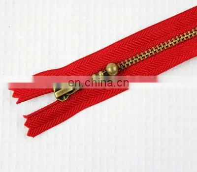 15cm Colorful Unique Bronze Zipper For Fabric photo-6