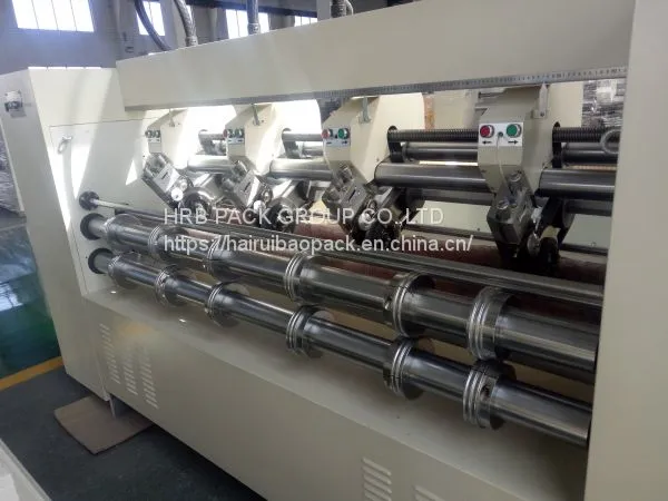 High precision thin blade slitter scorer machine for cardboard