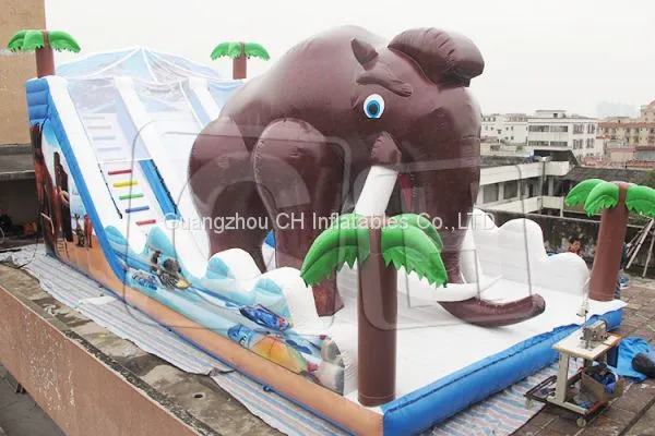 CH Inflatable Amusement Inflatable Playground Elephant Inflatable Slide photo-2