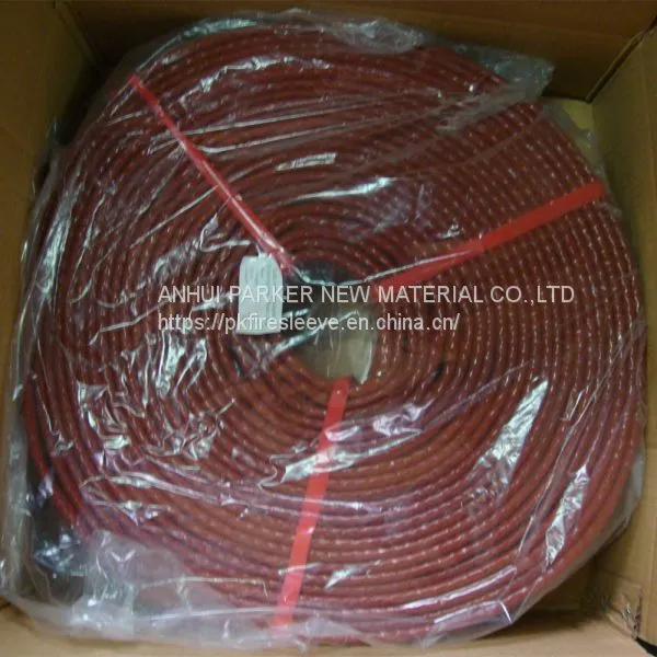 Silicone Rubber Glass Fiber Hydrulic Hose Fire Sleeve photo-4