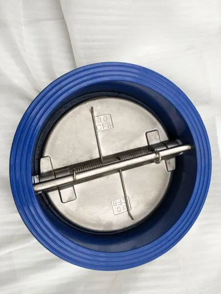 Cast Iron Wafer Type Butterfly Check Valve Ductile Iron CF8 Disc Check Valve photo-3